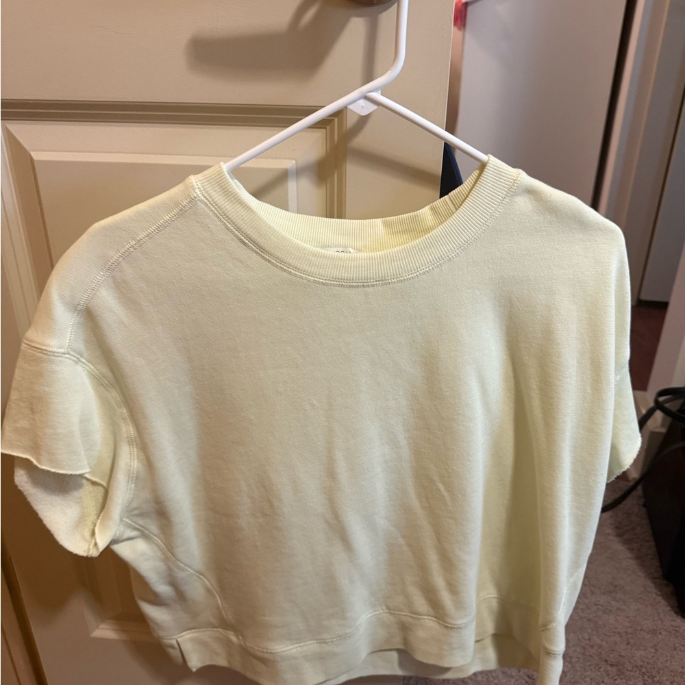 Z Supply Light Yellow Short Sleeve Tee